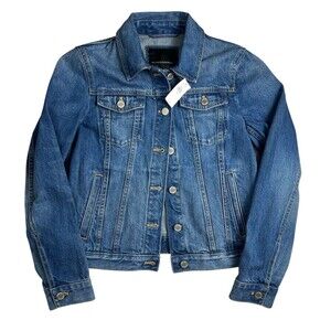 Banana Republic Women's Jean Jacket  XS  NWT $100  Medium Wash Denim Jacket